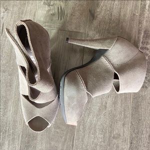Pedro Garcia Suede Heels Size 36.5